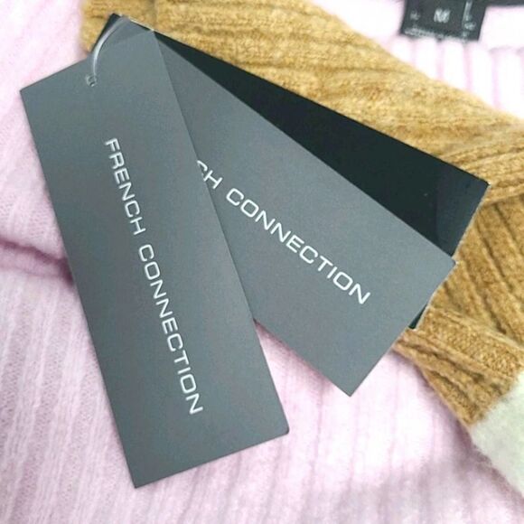 French Connection Cow Neck Wool Sweater size M - Picture 6 of 7